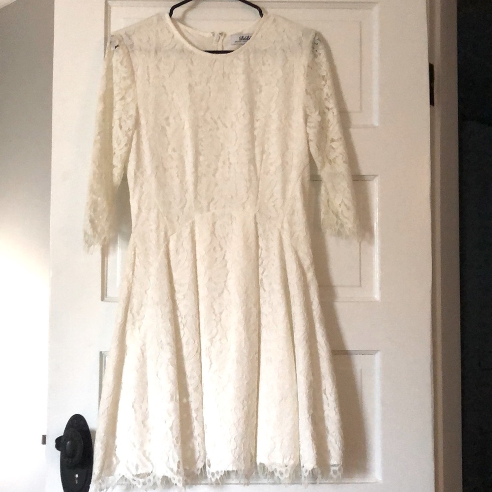 NWOT LULUs White Lace Dress